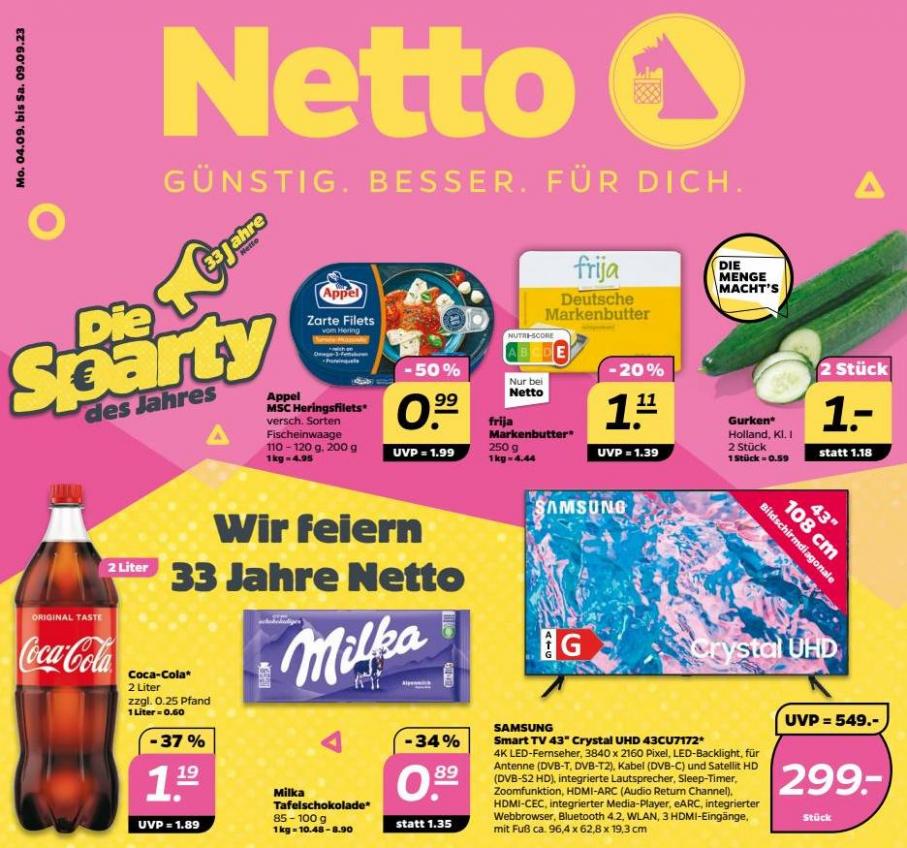 Netto flugblatt. Netto (2023-09-09-2023-09-09)