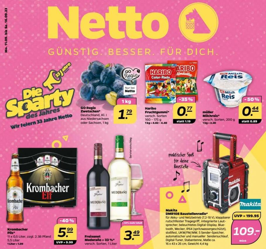 Netto flugblatt. Netto (2023-09-16-2023-09-16)