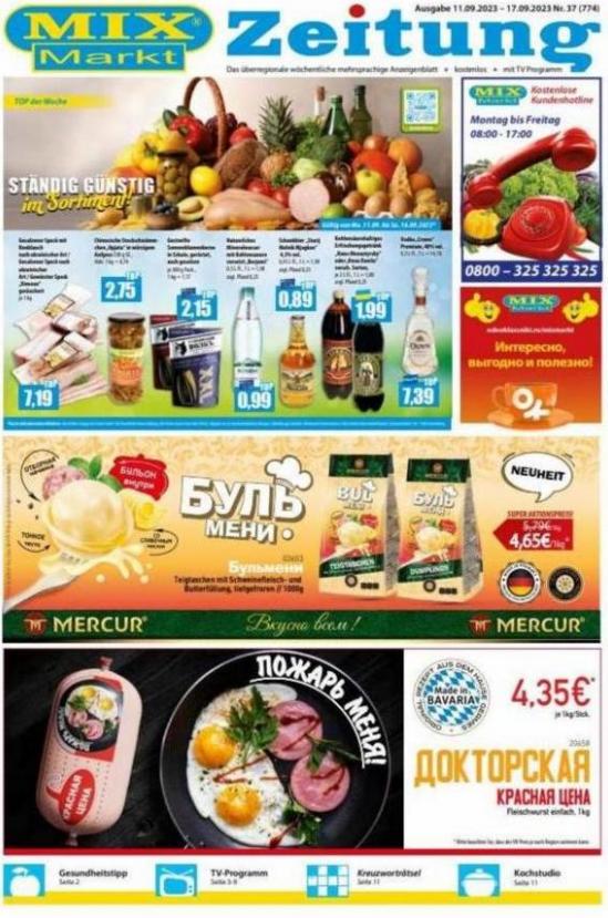 Mix Markt flugblatt. Mix Markt (2023-09-17-2023-09-17)