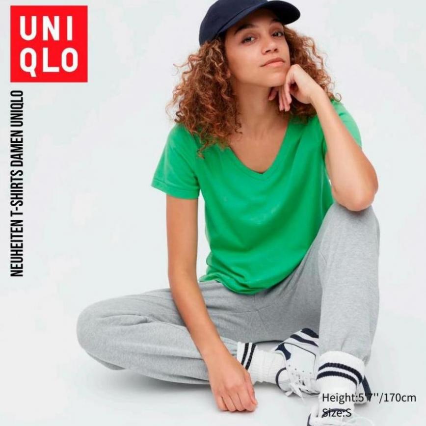 Neuheiten T-Shirts Damen Uniqlo. Uniqlo (2023-11-22-2023-11-22)