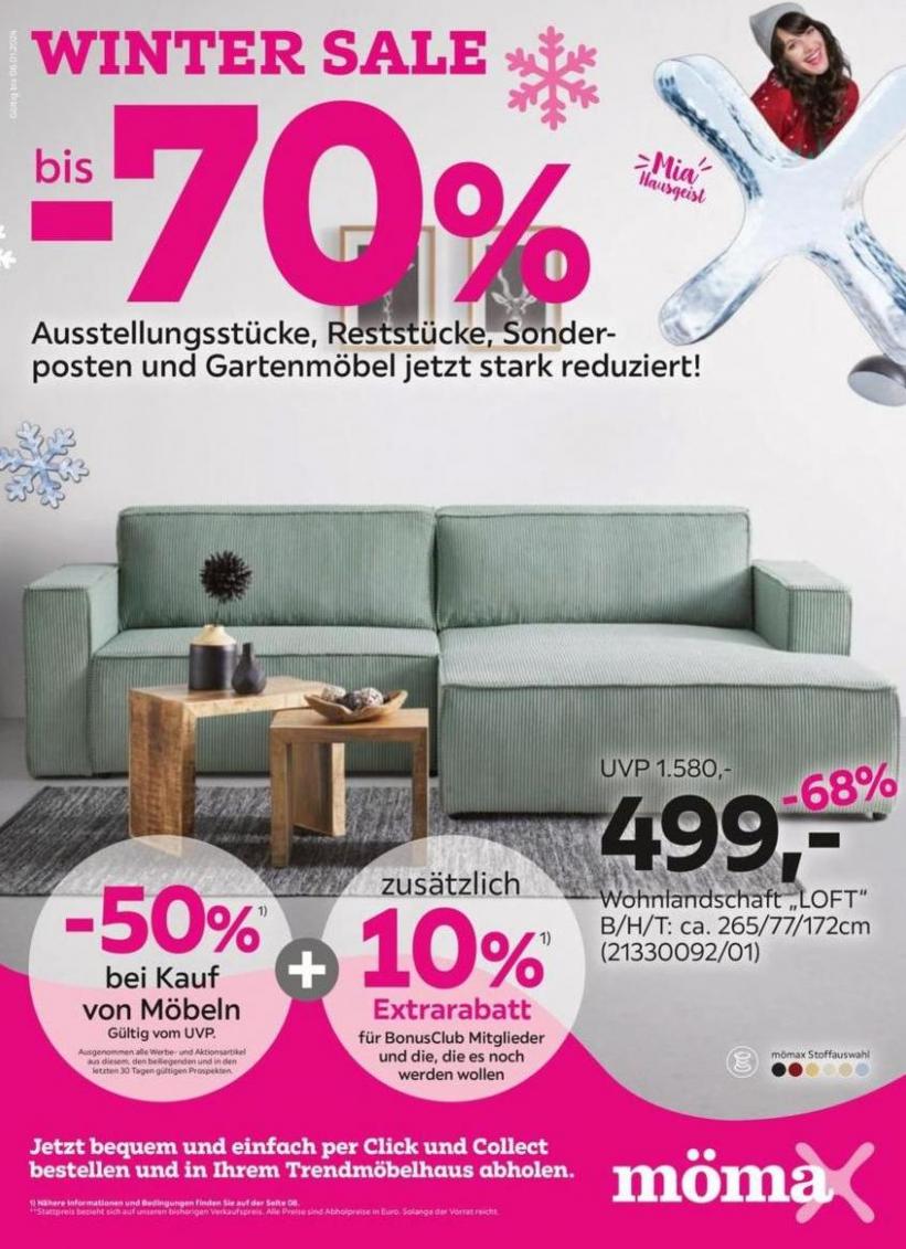 Winter Sale bis -70%. Mömax (2024-01-06-2024-01-06)