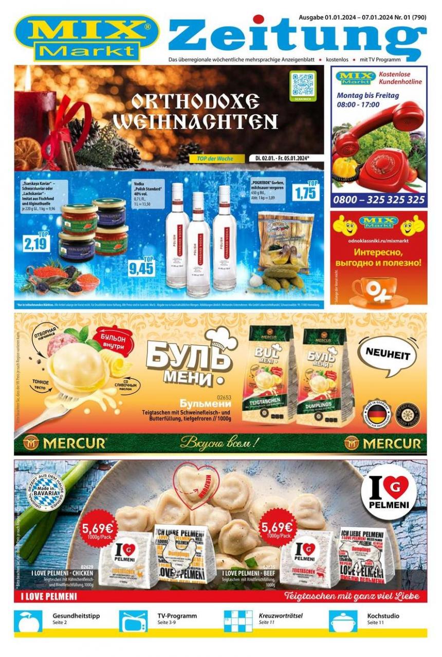 Mix Markt flugblatt. Mix Markt (2024-01-07-2024-01-07)