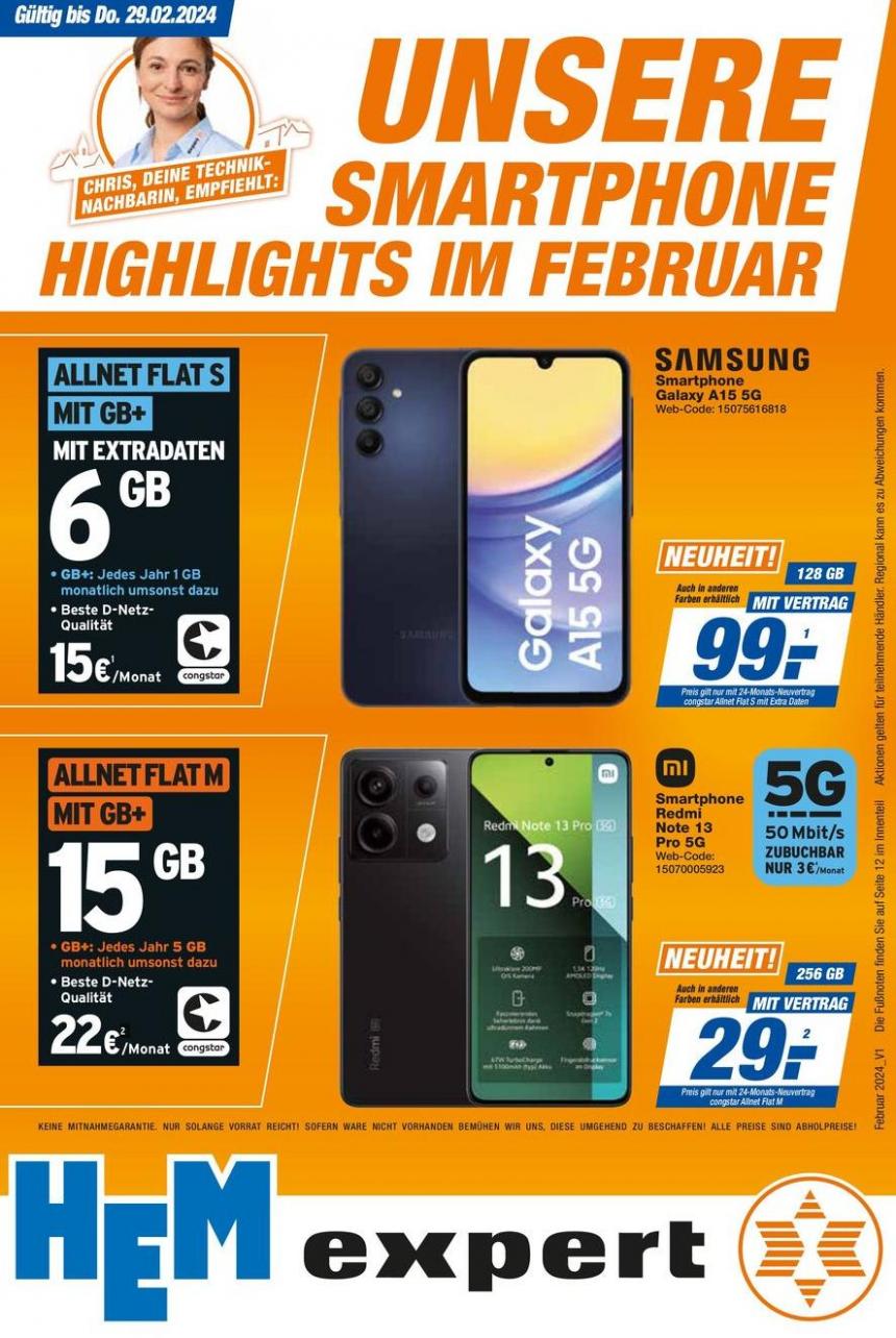 Unsere Smartphone Highlights Im Februar. HEM expert (2024-02-29-2024-02-29)