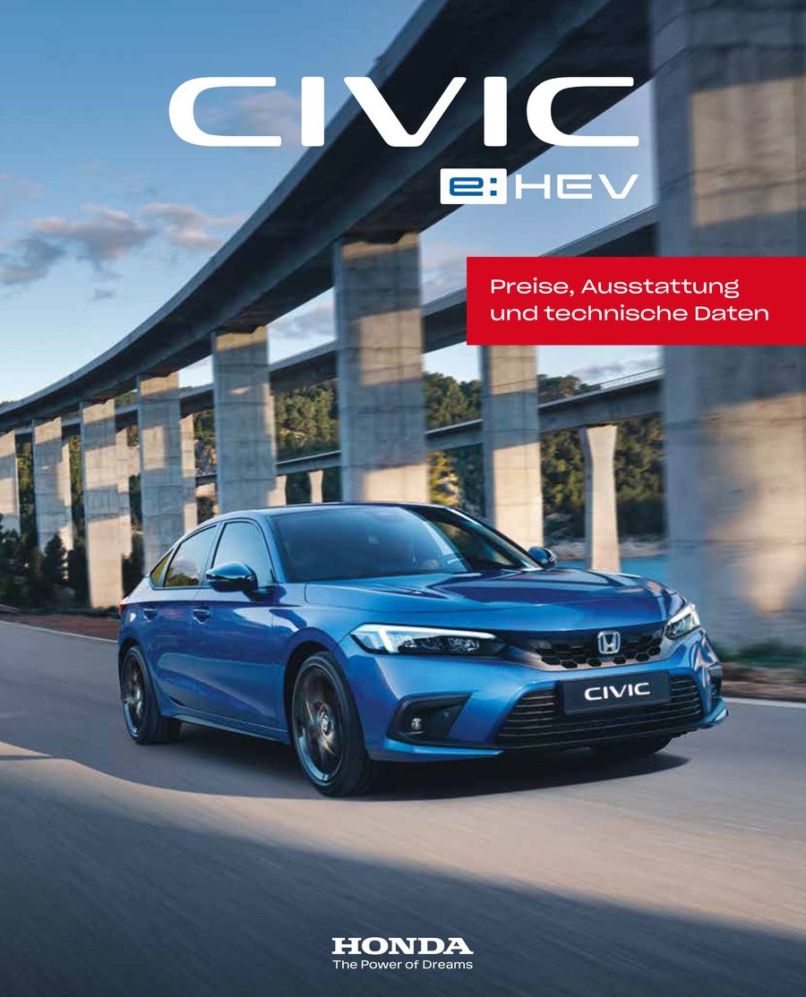 Honda CIVIC PREISE, AUSSTATTUNG, TECHNISCHE DATEN. Honda (2025-03-01-2025-03-01)