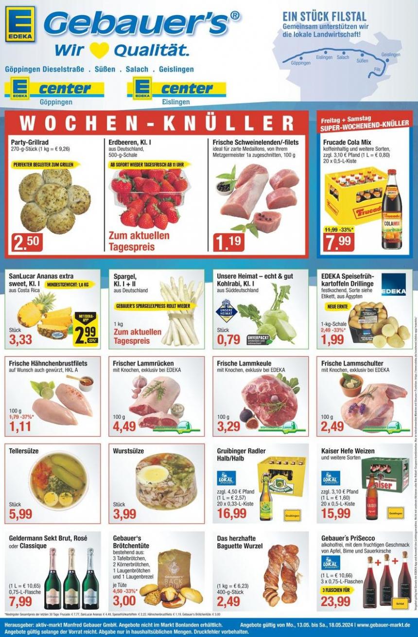 Top-Angebote für alle Schnäppchenjäger. Gebauer's (2024-05-18-2024-05-18)