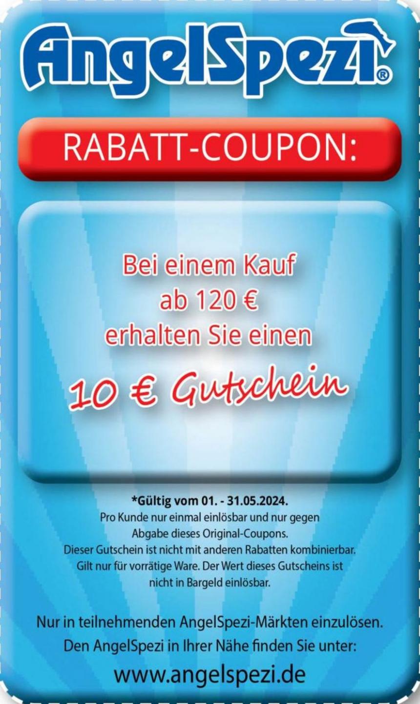 Rabatt-Coupon. Angel Spezi (2024-05-31-2024-05-31)