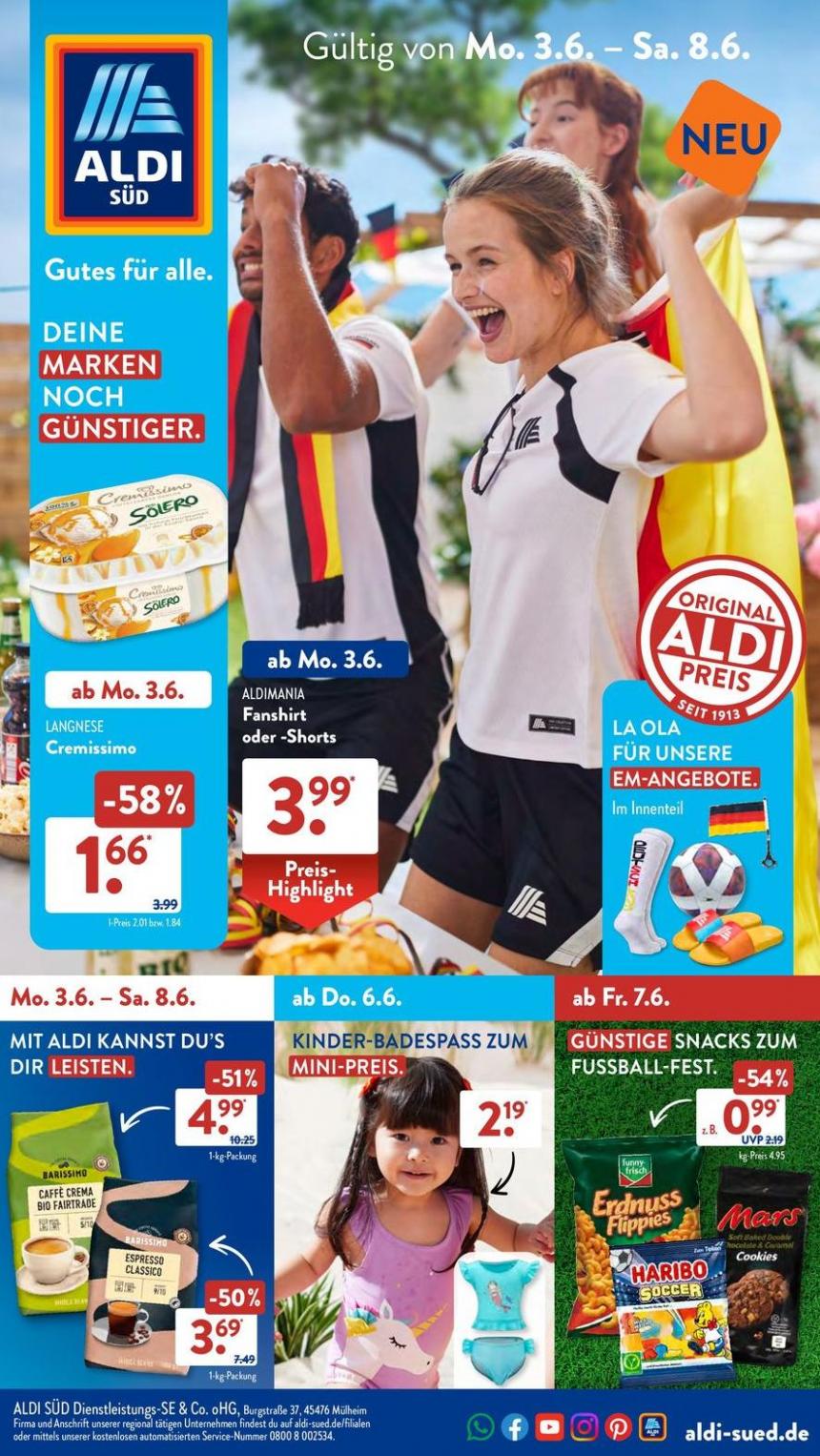 ALDI SÜD Prospekt: aktuelle Angebote. Aldi Süd (2024-06-08-2024-06-08)