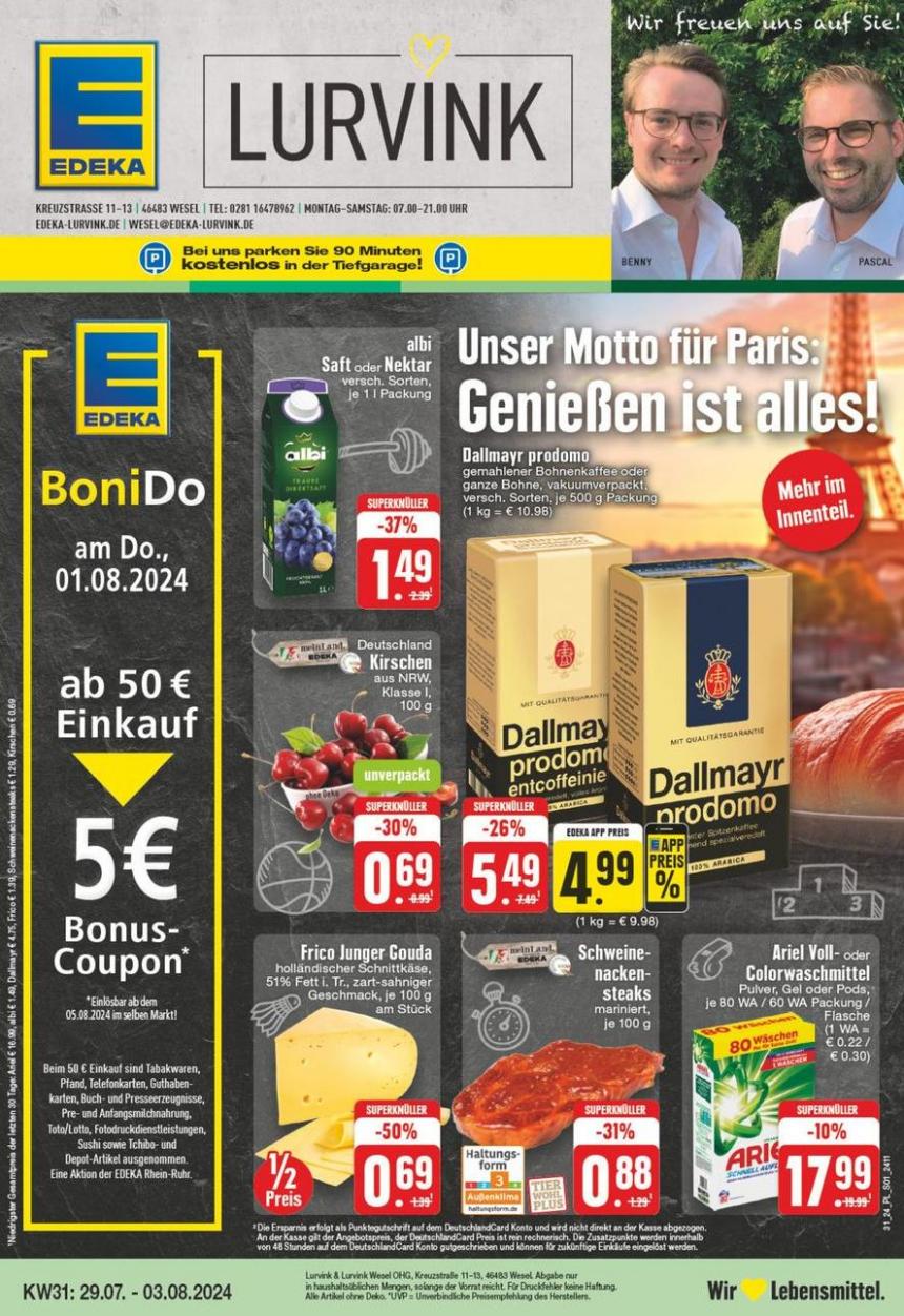 Attraktive Sonderangebote für alle. EDEKA (2024-08-03-2024-08-03)