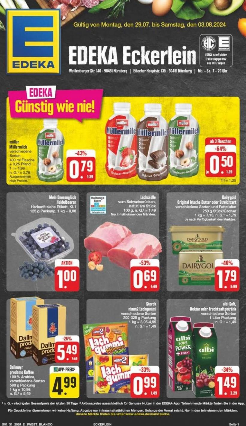 Exklusive Schnäppchen. EDEKA (2024-08-03-2024-08-03)