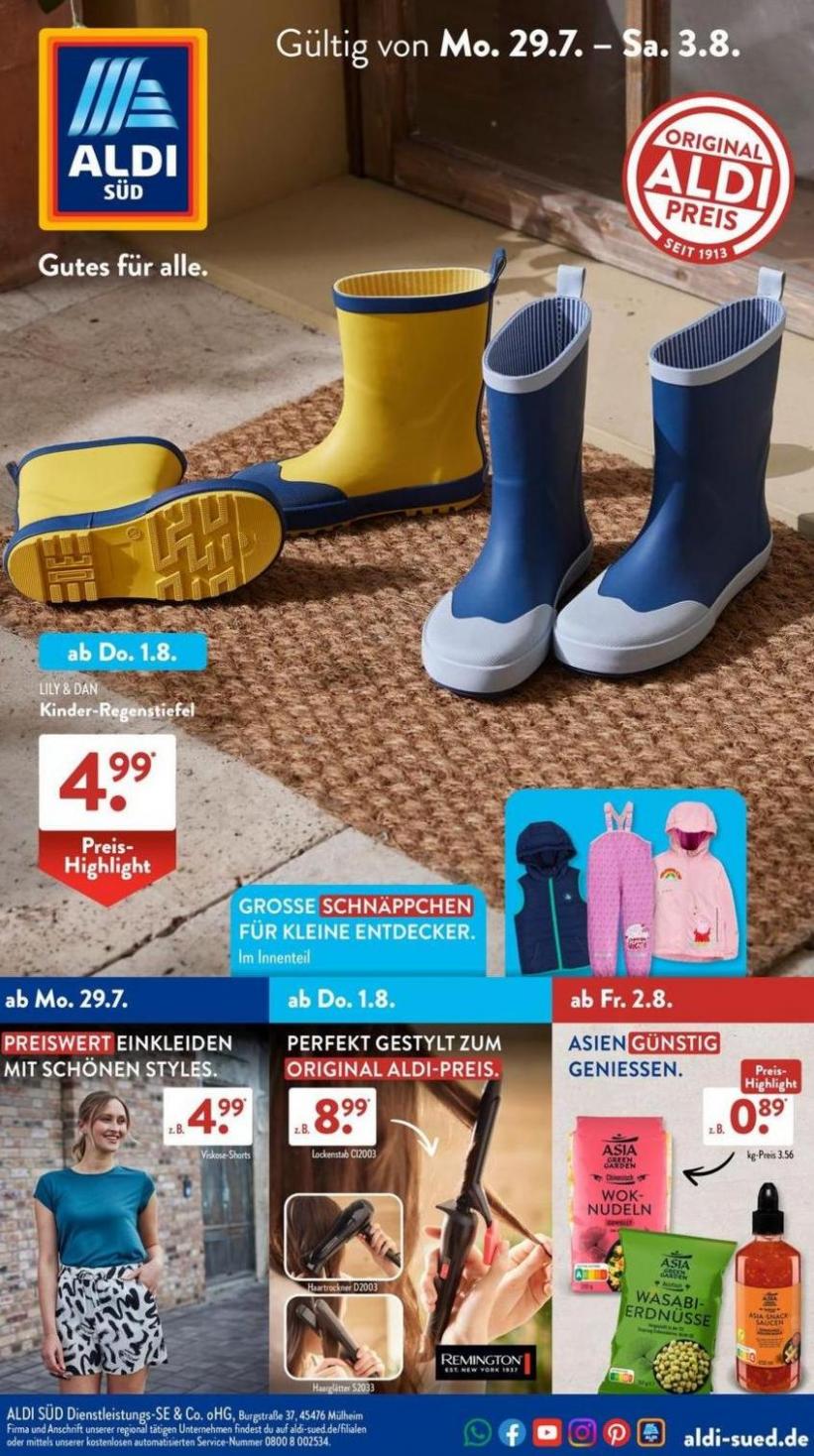 Neue Angebote zum Entdecken. Aldi Süd (2024-08-03-2024-08-03)