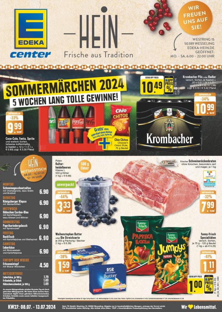 Aktuelle Sonderaktionen. EDEKA (2024-07-13-2024-07-13)