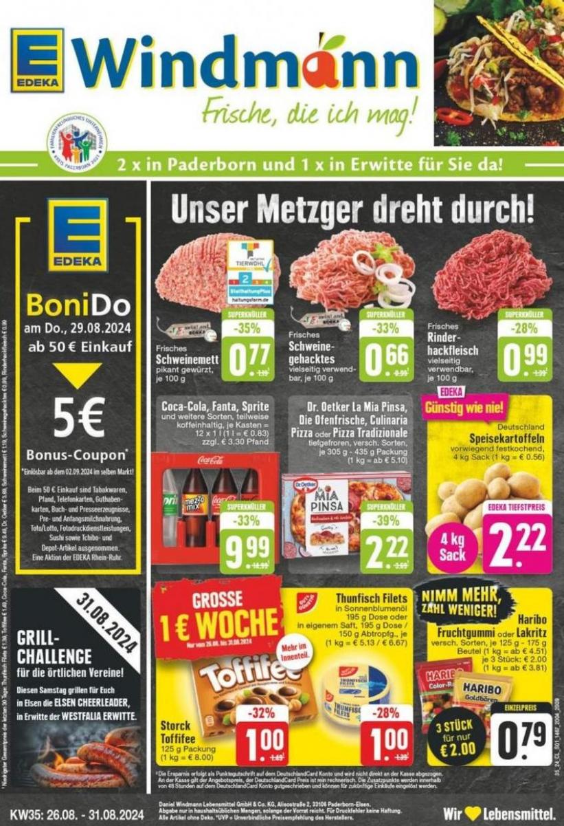 Aktuelle Deals und Angebote. EDEKA (2024-08-31-2024-08-31)