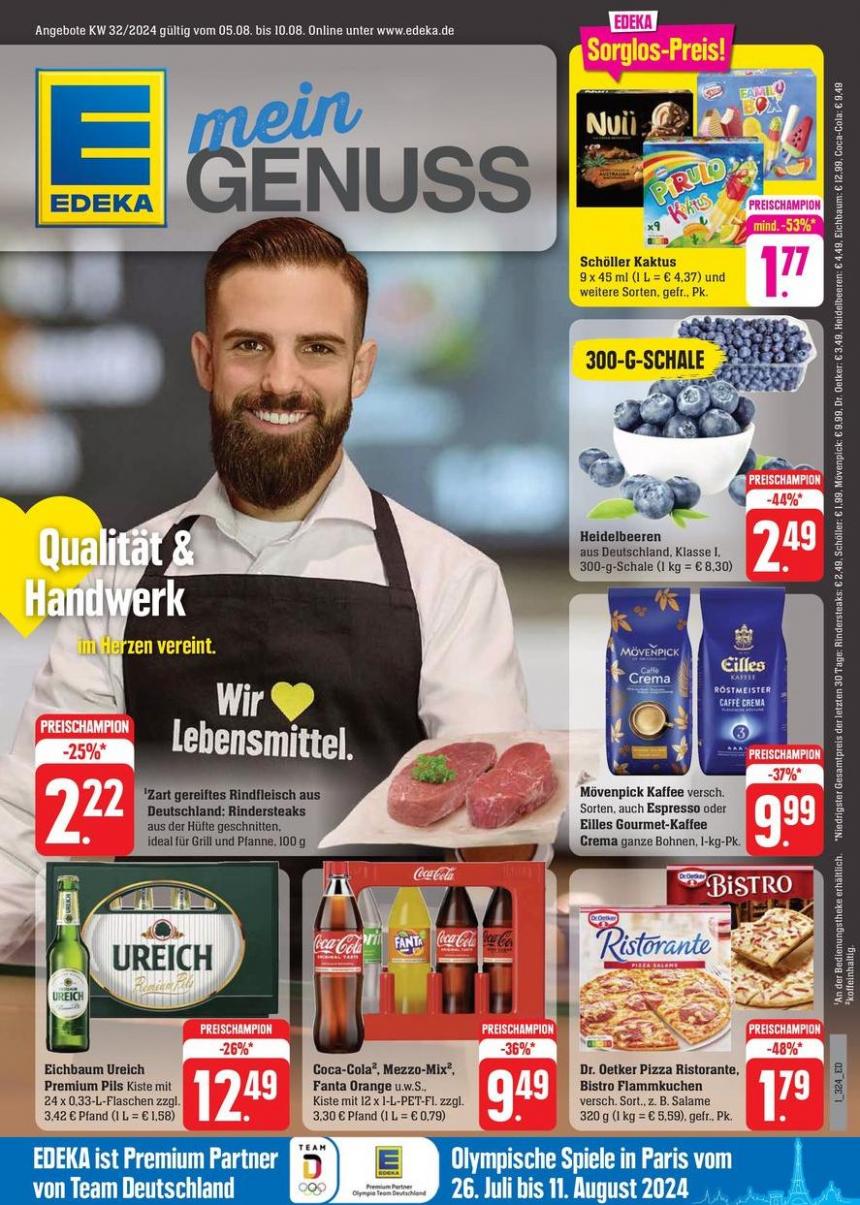 Aktuelle Schnäppchen und Angebote. EDEKA (2024-08-10-2024-08-10)