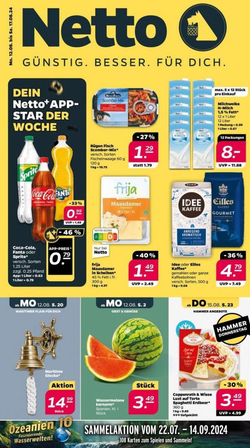 Jetzt sparen mit unseren Deals. Netto (2024-08-17-2024-08-17)