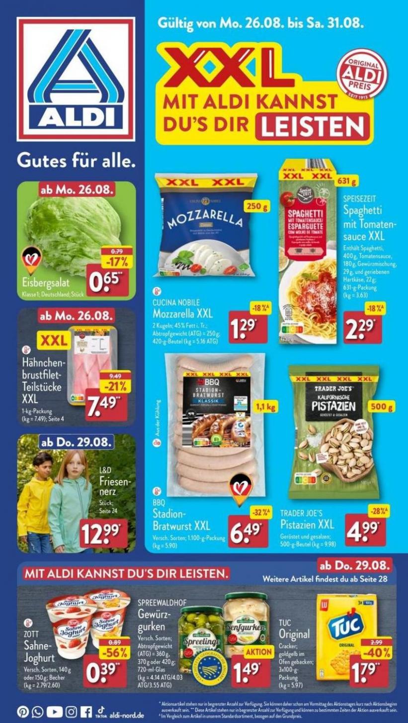 Unsere besten Deals für Sie. Aldi Nord (2024-09-01-2024-09-01)