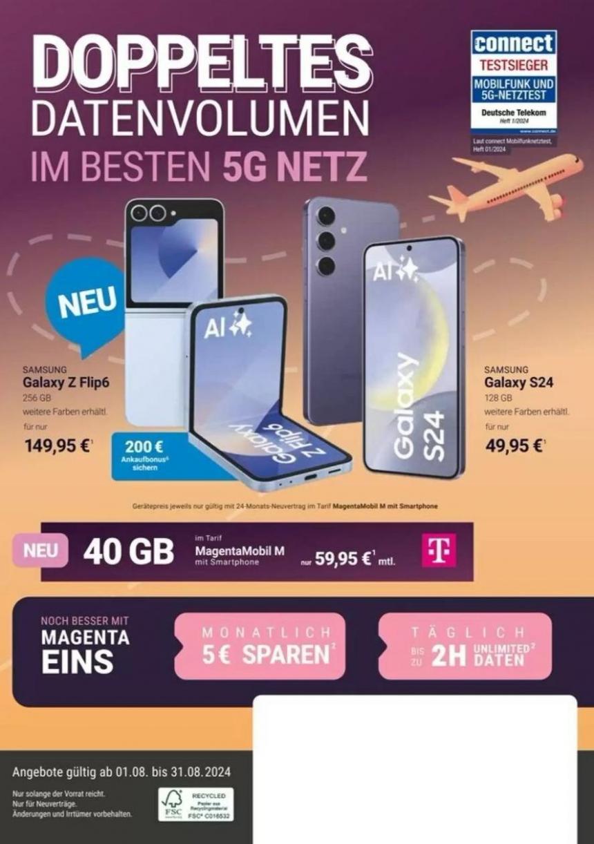 Doppeltes Datenvolumen Im Besten 5G Netz. aetka (2024-08-31-2024-08-31)