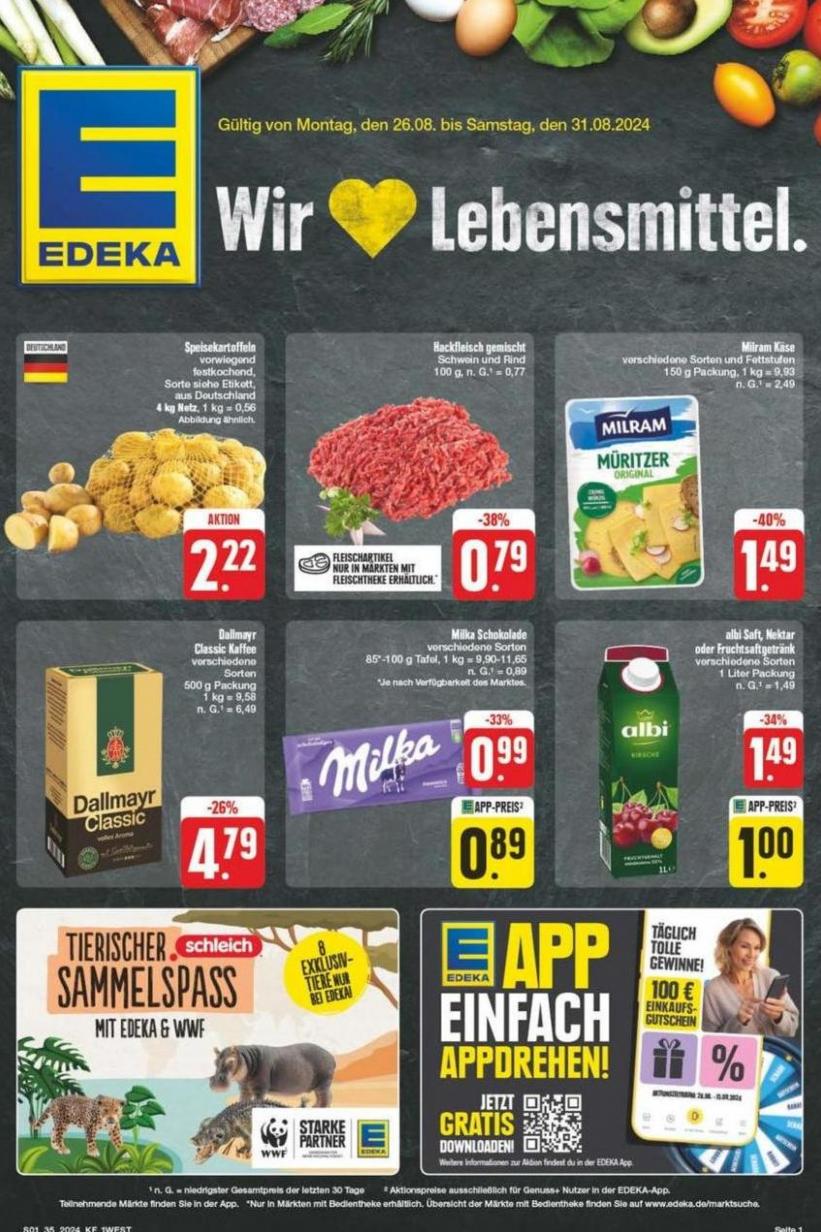 Attraktive Angebote entdecken. EDEKA (2024-08-31-2024-08-31)