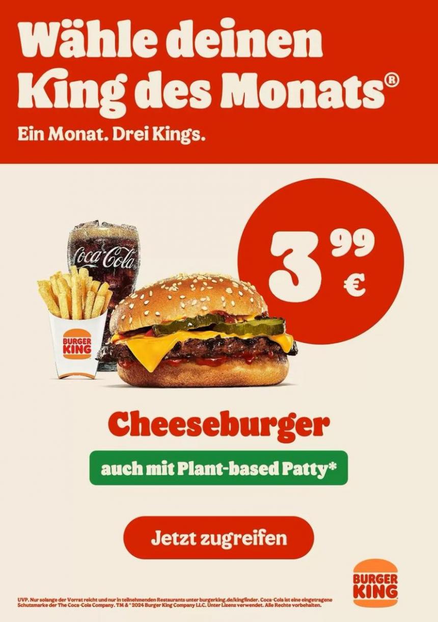 Wähle Deinen King Des Monats. Burger King (2024-08-31-2024-08-31)