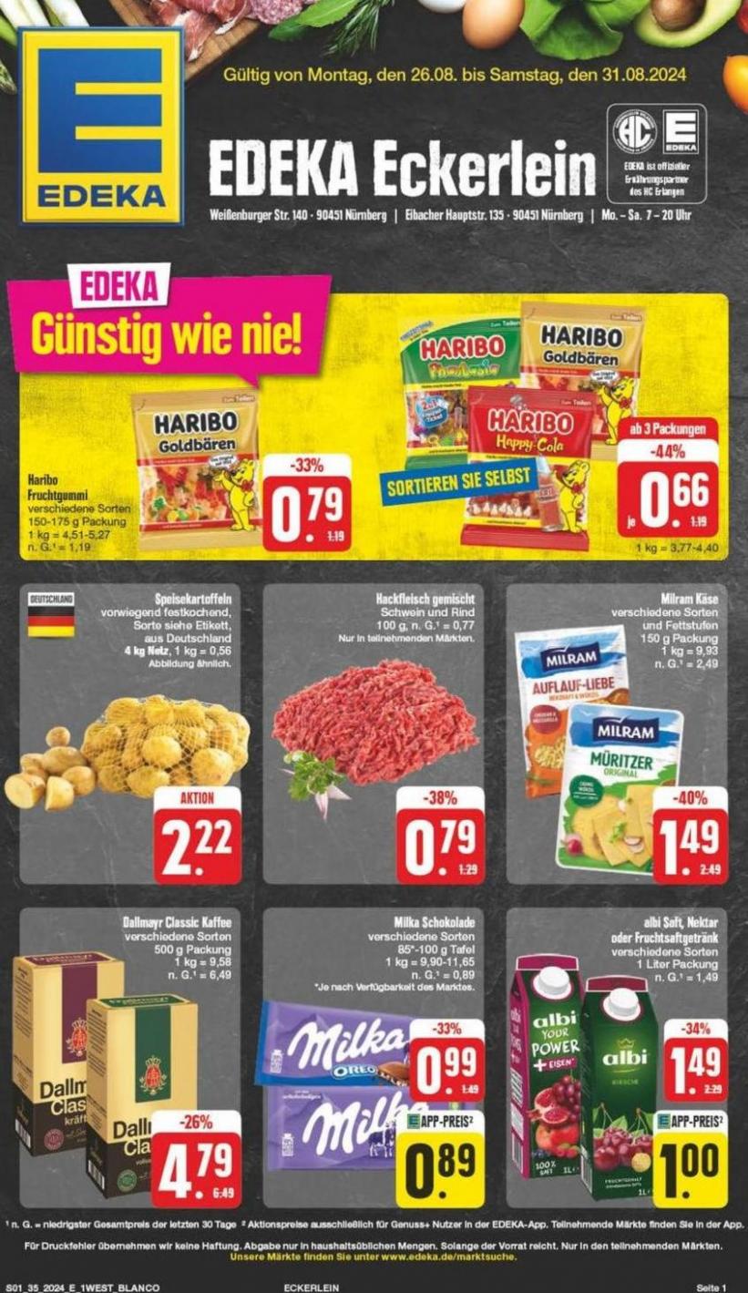 Neue Angebote zum Entdecken. EDEKA (2024-08-31-2024-08-31)