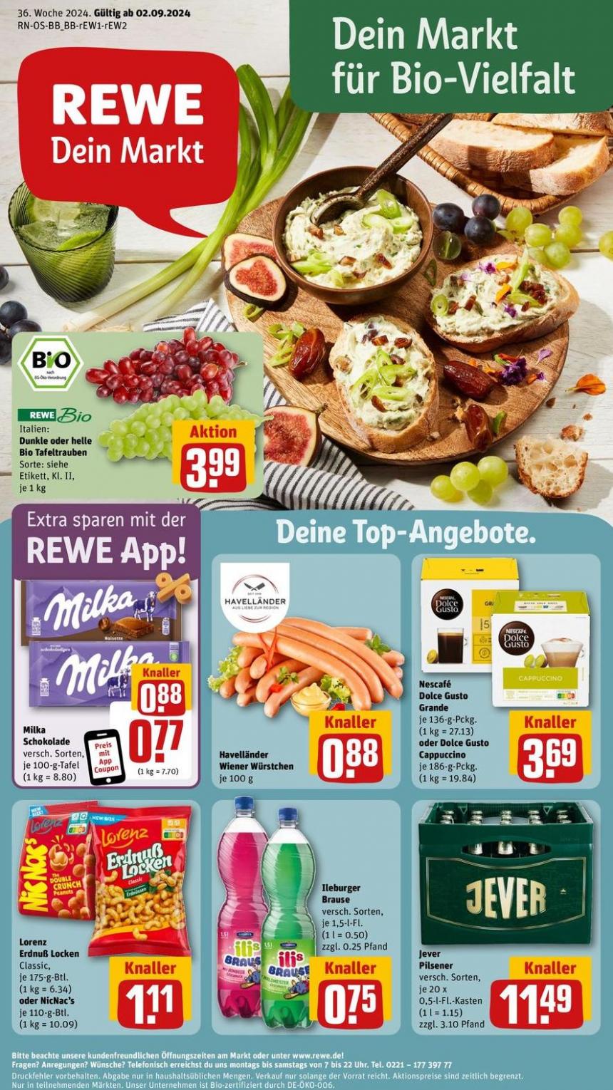 Tolle Rabatte auf ausgewählte Produkte. REWE (2024-09-07-2024-09-07)