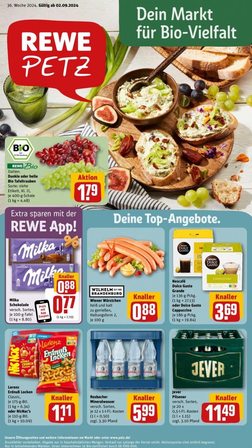 Top-Angebote für alle Schnäppchenjäger. REWE (2024-09-07-2024-09-07)