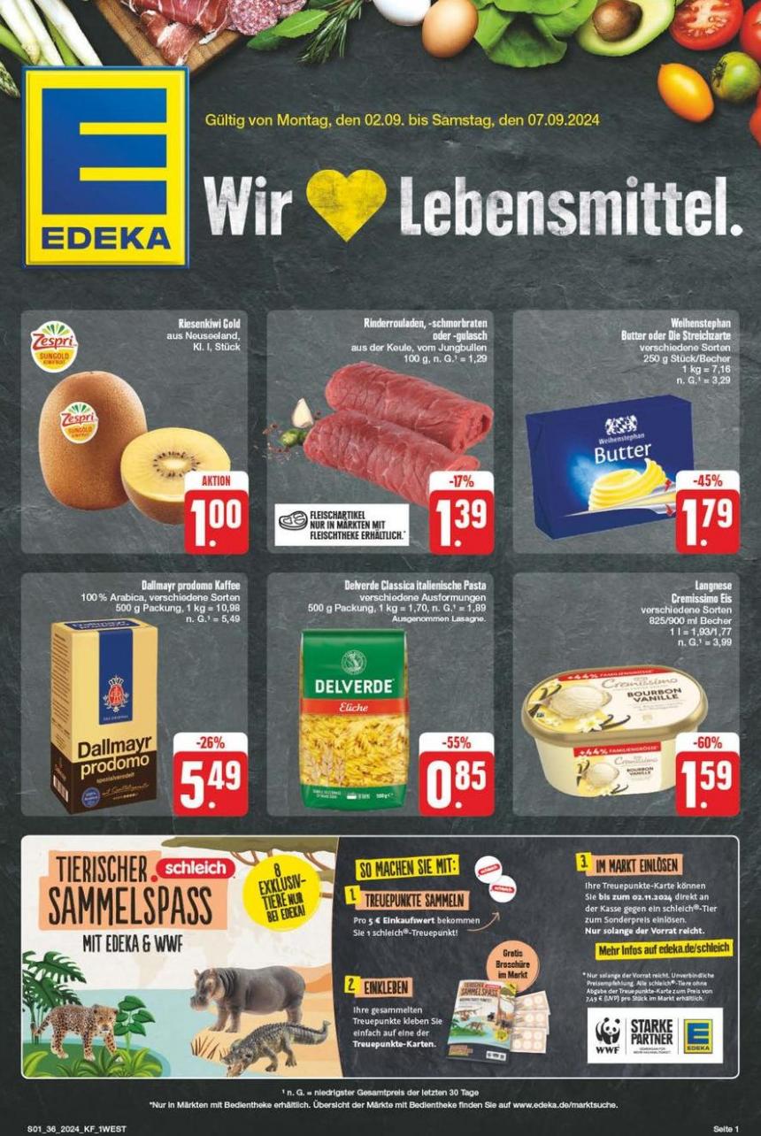 Top-Angebote für Sparfüchse. EDEKA (2024-09-07-2024-09-07)