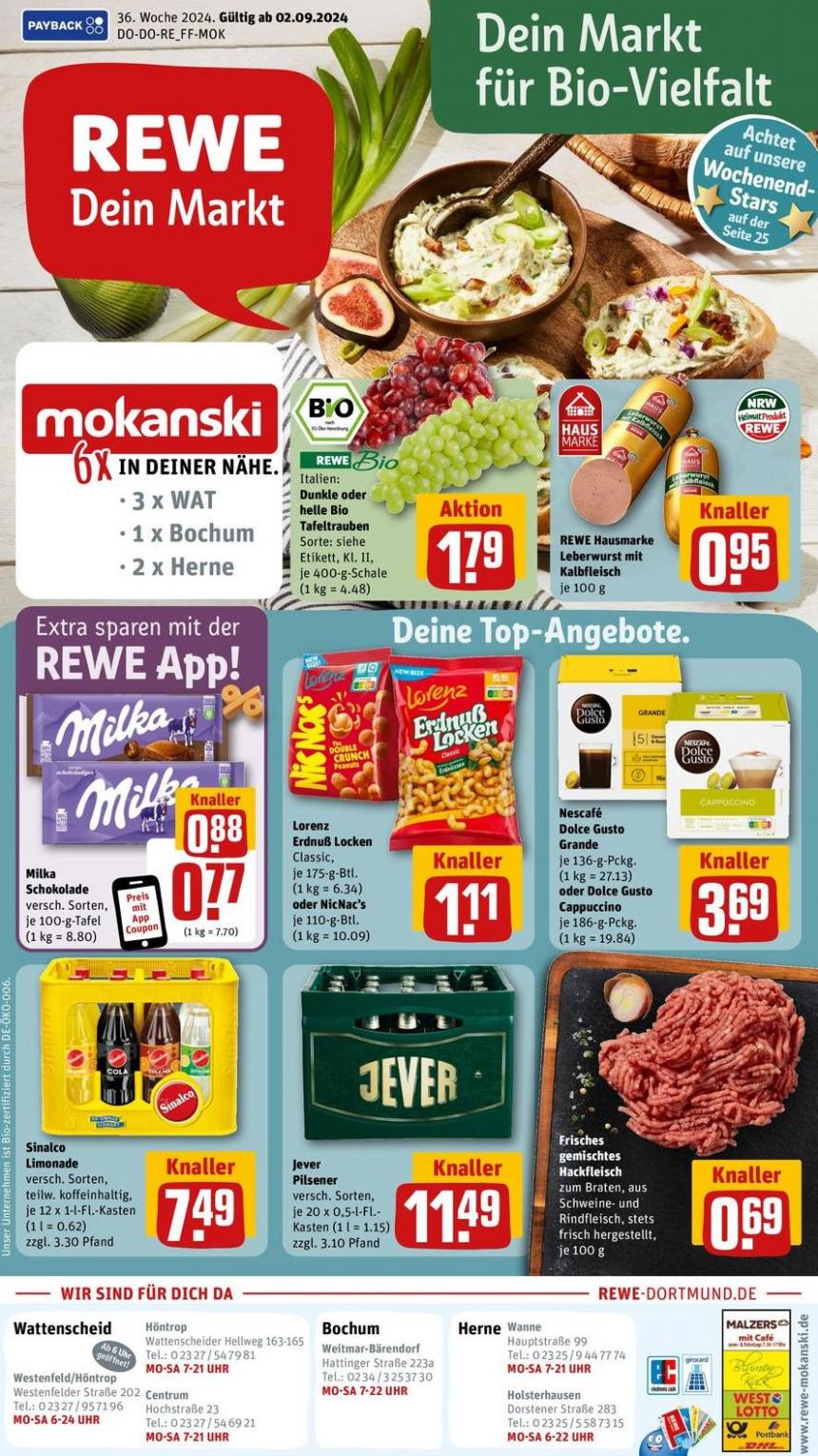 Top-Deals und Rabatte. REWE (2024-09-07-2024-09-07)