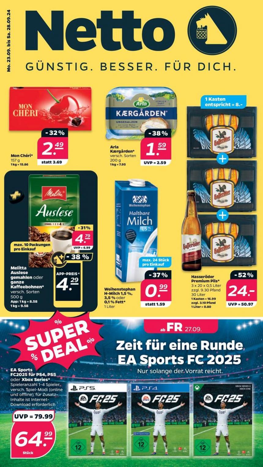 Aktuelle Schnäppchen und Angebote. Netto (2024-09-28-2024-09-28)